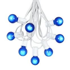 Novelty Lights 25 Feet G30 Globe Outdoor Patio String Lights, White Wire -Sunnydaze Decor Store GUEST 020147e9 e934 469a 8799 c64f718062cb