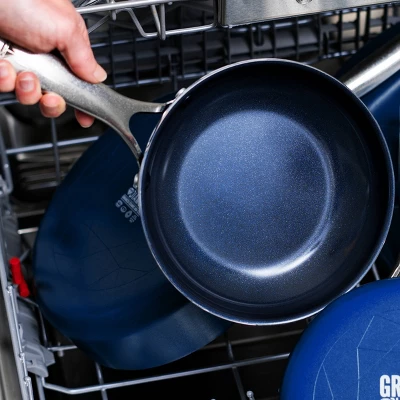Blue Diamond 12" Ceramic Non-Stick Skillet With Cover 7 Blue Diamond 12" Ceramic Non-Stick Skillet With Cover - Image 5