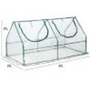 Aoodor 6' X 3 ' X 3' Portable Mini Greenhouse PE Cover 2 Zipper Door -Sunnydaze Decor Store GUEST 02a32617 e01d 4774 a8ec d8a0a4417acb