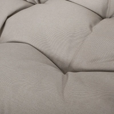 Greystone Indoor/Outdoor Wicker Hanging Chair With 8' Chain - Light Brown/Beige - Christopher Knight Home 8 Greystone Indoor/Outdoor Wicker Hanging Chair With 8' Chain - Light Brown/Beige - Christopher Knight Home - Image 6