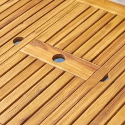 Damon 7pc Wood & Wicker Expandable Dining Set - Natural/Brown - Christopher Knight Home -Sunnydaze Decor Store GUEST 052fb984 367f 49cc a023 f85652a8f22d