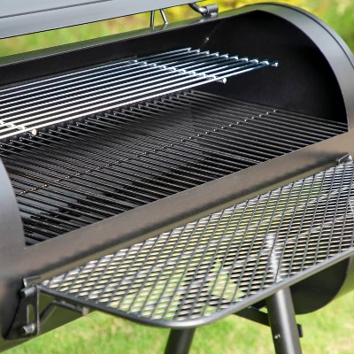 Captiva Designs E02GR016 16" Offset Charcoal Smoke - Black 4 Captiva Designs E02GR016 16" Offset Charcoal Smoke - Black - Image 2