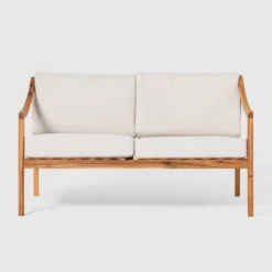 Saracina Home Mid-Century Modern Slatted Acacia Outdoor Bench With Cushions 15 Saracina Home Mid-Century Modern Slatted Acacia Outdoor Bench With Cushions -Sunnydaze Decor Store GUEST 068799d8 e746 42bf af05 c3a590ca4c43