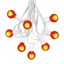 Novelty Lights 25 Feet G30 Globe Outdoor Patio String Lights, White Wire -Sunnydaze Decor Store GUEST 07181cc6 76c3 42d4 ae41 8673654d2c01