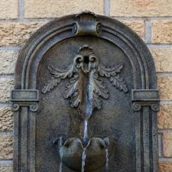 Sunnydaze Decor Sunnydaze 27"H Solar-Powered Polystone Florence Outdoor Wall-Mount Water Fountain 16 Sunnydaze Decor Sunnydaze 27"H Solar-Powered Polystone Florence Outdoor Wall-Mount Water Fountain -Sunnydaze Decor Store GUEST 07fdcf7f 75f8 461e 8ead 4d26ecf78df3