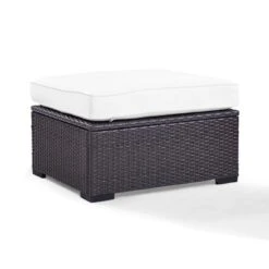 Biscayne Outdoor Wicker Ottoman - White - Crosley 14 Biscayne Outdoor Wicker Ottoman - White - Crosley -Sunnydaze Decor Store GUEST 09dbbb72 6326 42f6 a7d7 f2f8779a86be