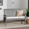 Ravenscroft Modern Boho Acacia Wood Slatted Outdoor Loveseat With Cushion - Saracina Home -Sunnydaze Decor Store GUEST 0aa03bda f0d5 4309 931f 0068670752e0