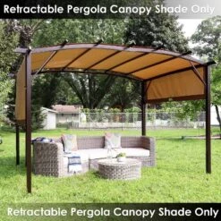 Sunnydaze Decor Sunnydaze 9 X 12 Polyester Retractable Pergola Canopy Shade 12 Sunnydaze Decor Sunnydaze 9 X 12 Polyester Retractable Pergola Canopy Shade -Sunnydaze Decor Store GUEST 0ca8e33d 0eb6 477a 9283 51f43cf724a1