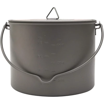 TOAKS Titanium 1300ml Outdoor Camping Cook Pot With Bail Handle POT-1300-BH 4 TOAKS Titanium 1300ml Outdoor Camping Cook Pot With Bail Handle POT-1300-BH - Image 2