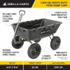Gorilla Carts 1500 Pound Capacity Super Heavy Duty Poly Yard Garden Steel Dump Utility Wheelbarrow Wagon Cart With 2 In 1 Towing ATV Handle, Black 1 Gorilla Carts 1500 Pound Capacity Super Heavy Duty Poly Yard Garden Steel Dump Utility Wheelbarrow Wagon Cart With 2 In 1 Towing ATV Handle, Black -Sunnydaze Decor Store GUEST 0d7243b1 707c 415d acd4 ba5c1120dcf4