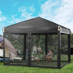Aoodor 10' X 10' Pop Up Canopy Tent With Removable Mesh Sidewalls, Portable Instant Shade Canopy With Roller Bag 14 Aoodor 10' X 10' Pop Up Canopy Tent With Removable Mesh Sidewalls, Portable Instant Shade Canopy With Roller Bag -Sunnydaze Decor Store GUEST 0db4d0a0 b585 4b49 b584 24daef4dad2e