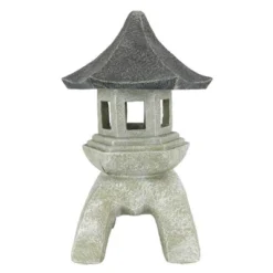 Design Toscano Pagoda Lantern Sculpture: Set Of Two Large -Sunnydaze Decor Store GUEST 0e1d5bbf 0e6a 43d0 b341 24728925eb7c