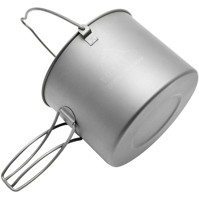 TOAKS Titanium 1300ml Outdoor Camping Cook Pot With Bail Handle POT-1300-BH 5 TOAKS Titanium 1300ml Outdoor Camping Cook Pot With Bail Handle POT-1300-BH - Image 3