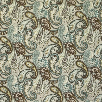 Indoor/Outdoor 2pc Tamara Paisley Quartz Squared Corners Seat Cushion - Pillow Perfect 5 Indoor/Outdoor 2pc Tamara Paisley Quartz Squared Corners Seat Cushion - Pillow Perfect - Image 3