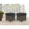 Asti Wicker Outdoor 15" Square Ottomans With Cushions - Gray - Alaterre Furniture 1 Asti Wicker Outdoor 15" Square Ottomans With Cushions - Gray - Alaterre Furniture -Sunnydaze Decor Store GUEST 0fae4186 5b9f 4659 8369 431581d0634c