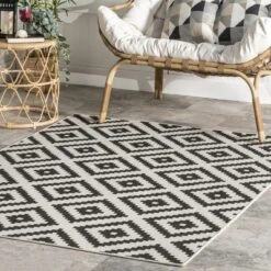 NuLOOM Darrow Moroccan Diamond Indoor/Outdoor Patio Area Rug 18 NuLOOM Darrow Moroccan Diamond Indoor/Outdoor Patio Area Rug -Sunnydaze Decor Store GUEST 0fbadfbd 5017 4662 a556 339640ed2372