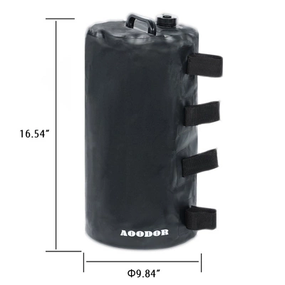 Aoodor Canopy Weights Bag Water Fillable, 176 Lbs Tent Weights Set Of 4 - Black 3 Aoodor Canopy Weights Bag Water Fillable, 176 Lbs Tent Weights Set Of 4 - Black