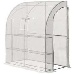 Outsunny 7' X 3' X 7' Outdoor Walk-In Greenhouse, Plant Nursery With Roll-up Windows, PE Cover, And 3 Wire Shelves 13 Outsunny 7' X 3' X 7' Outdoor Walk-In Greenhouse, Plant Nursery With Roll-up Windows, PE Cover, And 3 Wire Shelves -Sunnydaze Decor Store GUEST 102e9787 be48 498b bd60 89e9a90a2bcc