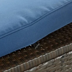 9pc Wicker Patio Sectional Seating Set With Cushions - Brown/Blue - GODEER 22 9pc Wicker Patio Sectional Seating Set With Cushions - Brown/Blue - GODEER -Sunnydaze Decor Store GUEST 10557357 0891 40f1 a0fc 74ef4ae0d614