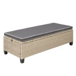 6pc Wicker Patio Set With Benches - Brown/Gray - GODEER 35 6pc Wicker Patio Set With Benches - Brown/Gray - GODEER -Sunnydaze Decor Store GUEST 1063f587 865d 466b 8f88 059f0469f8fb