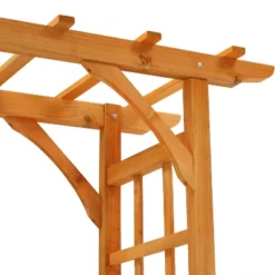 Sunnydaze Decor Sunnydaze Durable Wooden Arbor For Gardening, Walkways, And Wedding Decor With Weatherproof Finish - 78" -Sunnydaze Decor Store GUEST 10b04d6f 5613 4c3b 85fb a97de710e86d