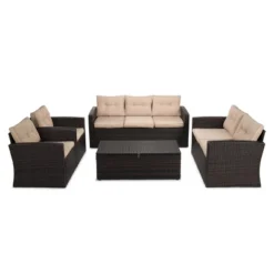 5pc Wicker Outdoor Conversation Set - EDYO LIVING 30 5pc Wicker Outdoor Conversation Set - EDYO LIVING -Sunnydaze Decor Store GUEST 111ed260 b1cb 4c17 b3bc bba99597e906