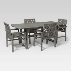 5pc Slatted Extendable Acacia Wood Patio Dining Set - Saracina Home 23 5pc Slatted Extendable Acacia Wood Patio Dining Set - Saracina Home -Sunnydaze Decor Store GUEST 1180b99e 29f9 4ec7 9106 c492deb0dc52