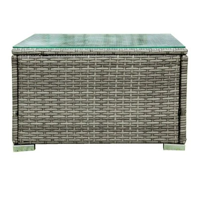 4pc Wicker Patio Seating Set With Cushions - Gray/Beige - GODEER 18 4pc Wicker Patio Seating Set With Cushions - Gray/Beige - GODEER - Image 16