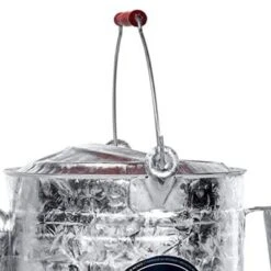 Camco Behrens 2.5 Gallon Weatherproof Hot Dipped Steel Watering Can With Wooden Handle And Side Handle For Watering Flowers And Gardens, Gray -Sunnydaze Decor Store GUEST 12d23c64 95a8 48d7 a810 d5053912bbde