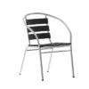 Emma And Oliver Aluminum Commercial Indoor-Outdoor Restaurant Stack Chair With Triple Slat Faux Teak Back 2 Emma And Oliver Aluminum Commercial Indoor-Outdoor Restaurant Stack Chair With Triple Slat Faux Teak Back -Sunnydaze Decor Store GUEST 133736ea 8807 48fb aec0 d37eab6cb863