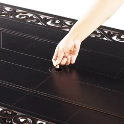 5pc Outdoor Dining Set With 48" Rectangle Fire Table & Deep Seating Swivel Rocking Chairs, Wind Blocker Lid & Covers - Oakland Living 21 5pc Outdoor Dining Set With 48" Rectangle Fire Table & Deep Seating Swivel Rocking Chairs, Wind Blocker Lid & Covers - Oakland Living -Sunnydaze Decor Store GUEST 1414dd41 2e6d 4882 ba20 328ac2623ff7