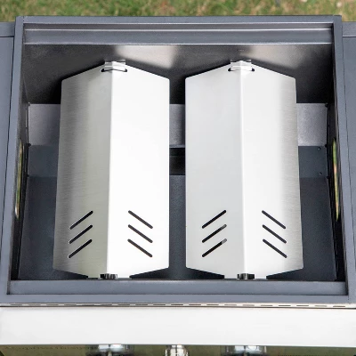 Captiva Designs E02GR010 2-Burner Propane Gas Flat Top Grill And Griddle - Black 9 Captiva Designs E02GR010 2-Burner Propane Gas Flat Top Grill And Griddle - Black - Image 7