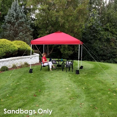 Sunnydaze Decor Sunnydaze Polyester Sandbag Canopy Weights - Black - Set Of 4 7 Sunnydaze Decor Sunnydaze Polyester Sandbag Canopy Weights - Black - Set Of 4 - Image 5