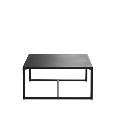 Emma And Oliver All-Weather Commercial Grade Indoor/Outdoor Steel Patio Coffee Table In Black 9 Emma And Oliver All-Weather Commercial Grade Indoor/Outdoor Steel Patio Coffee Table In Black - Image 7