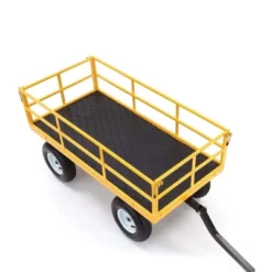 Gorilla Carts 1200lbs. Capacity Industrial Steel Utility Wagon With Removable Sides And 2 In 1 Handle For Towing - Yellow (GOR1201B) 8 Gorilla Carts 1200lbs. Capacity Industrial Steel Utility Wagon With Removable Sides And 2 In 1 Handle For Towing - Yellow (GOR1201B) -Sunnydaze Decor Store GUEST 15d65ce2 7345 4556 9367 5cd8c911e227