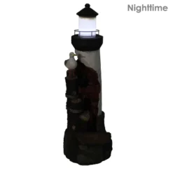Sunnydaze Decor Sunnydaze 36"H Electric Polyresin Gull's Cove Lighthouse Outdoor Water Fountain With LED Light -Sunnydaze Decor Store GUEST 164c2c5e f084 475f a831 a7e3a4479913