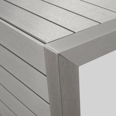 Cape Coral 3pc Aluminum Chat Set Khaki - Christopher Knight Home 7 Cape Coral 3pc Aluminum Chat Set Khaki - Christopher Knight Home - Image 5