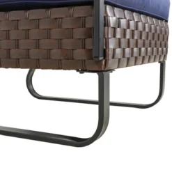 Right Arm Patio Chair - Navy - Patio Festival -Sunnydaze Decor Store GUEST 174d7357 7edf 4fd4 9d21 99d69c22b4e8