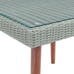 4pc All-Weather Wicker Albany Outdoor Sectional Sofa With Cocktail Table Set Brown - Alaterre Furniture 16 4pc All-Weather Wicker Albany Outdoor Sectional Sofa With Cocktail Table Set Brown - Alaterre Furniture -Sunnydaze Decor Store GUEST 1753dcf9 8255 426f b58a 5ef84fe9a307