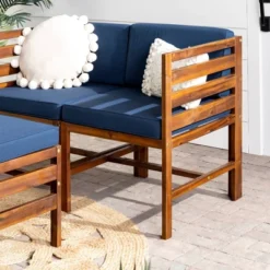 3pc Modular Acacia Wood Patio Chat Set With Cushions - Saracina Home 27 3pc Modular Acacia Wood Patio Chat Set With Cushions - Saracina Home -Sunnydaze Decor Store GUEST 1a5bb53a 58b4 4f1d b498 ce2291ee09be
