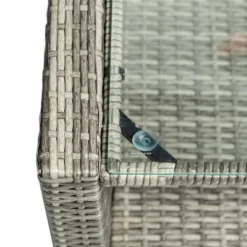 Terrazzo 4pc Outdoor Wicker Seating Set With Cushions - DUKAP -Sunnydaze Decor Store GUEST 1aa2d253 30bb 4a94 a2d5 2e15e243abff