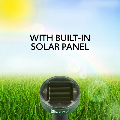 Dartwood Outdoor Solar Ultrasonic Pest And Mole Repellent - Remove Groundhogs Rats Mice Snakes And More From Your Gardens, Lawns,and Yards (4-8 Packs) 7 Dartwood Outdoor Solar Ultrasonic Pest And Mole Repellent - Remove Groundhogs Rats Mice Snakes And More From Your Gardens, Lawns,and Yards (4-8 Packs) - Image 5