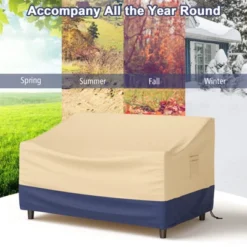 Costway Patio 60''x43'' 2-Seater Bench Loveseat Deep Sofa Cover Waterproof Handle Air Vent 14 Costway Patio 60''x43'' 2-Seater Bench Loveseat Deep Sofa Cover Waterproof Handle Air Vent -Sunnydaze Decor Store GUEST 1d7867ca 1237 4b89 8f1e 75b918833e5f