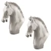 Design Toscano Horse Of Turino Sculpture: Set Of Two