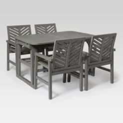 5pc Slatted Extendable Acacia Wood Patio Dining Set - Saracina Home 18 5pc Slatted Extendable Acacia Wood Patio Dining Set - Saracina Home -Sunnydaze Decor Store GUEST 1eb62831 b93a 4eb8 ba69 955190a8982d