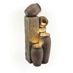 43" Indoor/Outdoor Pottery Fountain With Replaceable LED Lights Brown - Alpine Corporation 13 43" Indoor/Outdoor Pottery Fountain With Replaceable LED Lights Brown - Alpine Corporation -Sunnydaze Decor Store GUEST 226201e8 f625 464a b428 7d6d3d54237c