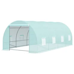 Outsunny 20' X 10' X 7' Walk-In Tunnel Greenhouse Garden Warm House Large Hot House Kit With 8 Roll-up Windows & Roll Up Door, Steel Frame 13 Outsunny 20' X 10' X 7' Walk-In Tunnel Greenhouse Garden Warm House Large Hot House Kit With 8 Roll-up Windows & Roll Up Door, Steel Frame -Sunnydaze Decor Store GUEST 22aa79e2 cbfe 4b91 91d3 23ef7e6b9ddb