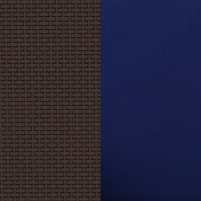 Flash Furniture Seneca Faux Rattan Loveseat With All-Weather Cushions 11 Flash Furniture Seneca Faux Rattan Loveseat With All-Weather Cushions - Image 9