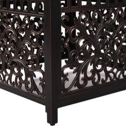 5pc Set With 42" Square Outdoor Aluminum Fire Table & 4 Swivel Rocking Chairs & A Wind Blocker - Oakland Living 20 5pc Set With 42" Square Outdoor Aluminum Fire Table & 4 Swivel Rocking Chairs & A Wind Blocker - Oakland Living -Sunnydaze Decor Store GUEST 23e0665a ad6a 40b8 a43a 37aa9d091f35