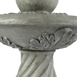 LuxenHome Gray Resin Cherub Birdbath Outdoor Fountain 13 LuxenHome Gray Resin Cherub Birdbath Outdoor Fountain -Sunnydaze Decor Store GUEST 243fe993 0937 499c b1ab 97076a36e05e